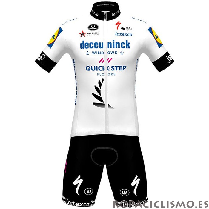 2021 Maillot Deceuninck Quick Step Tirantes Mangas Cortas Campeon Nueva Zelanda